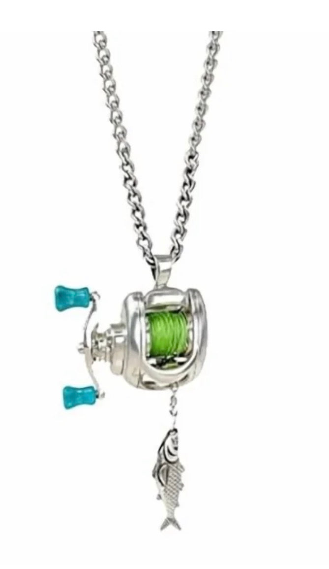 Fishing Reel Necklace