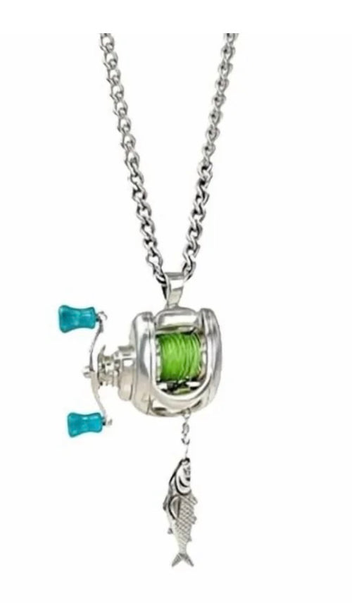 Fishing Reel Necklace